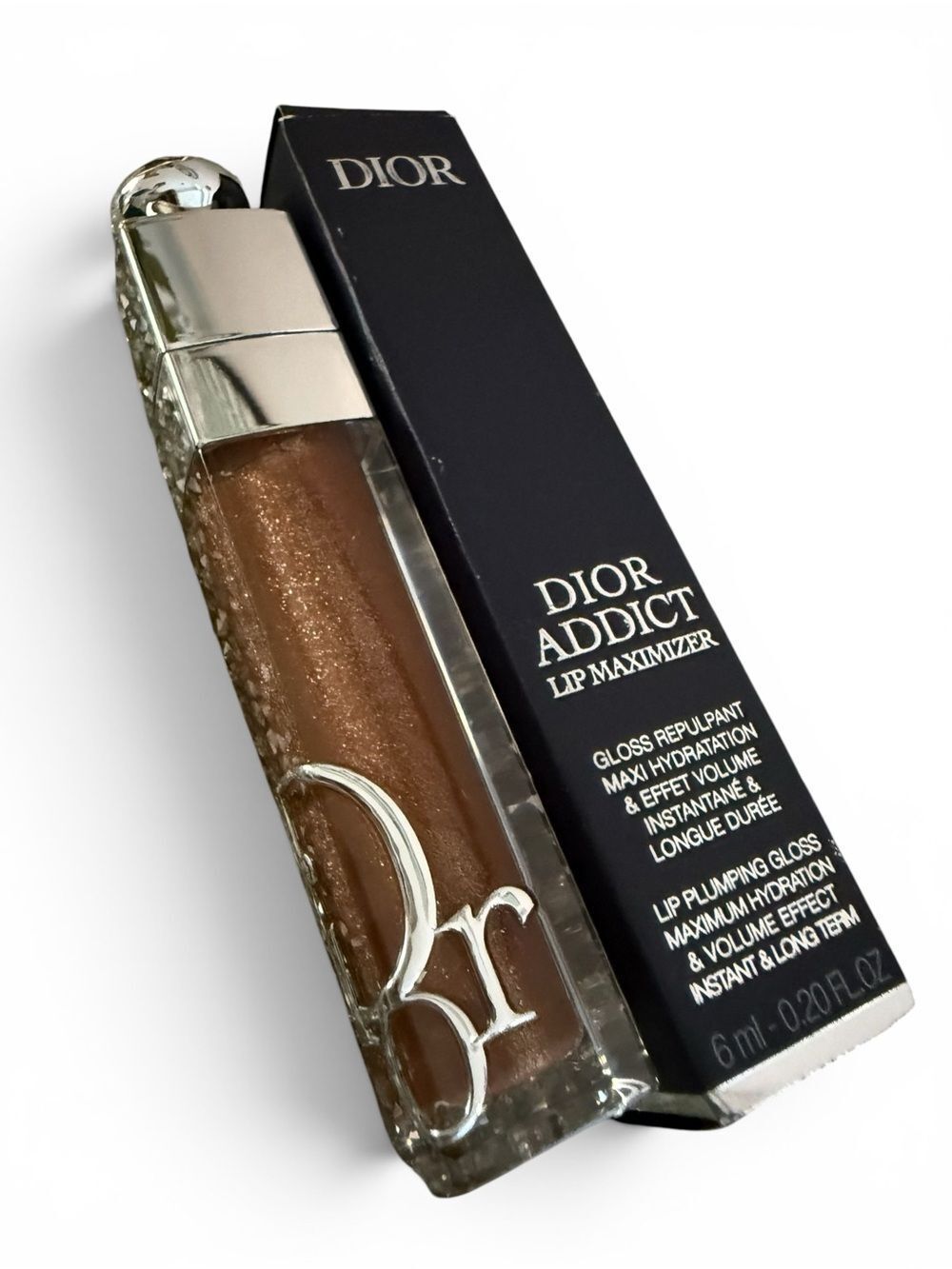 Dior Women NEW Addict Lip Maximizer 045 Shimmer Hazelnut Plumping Gloss